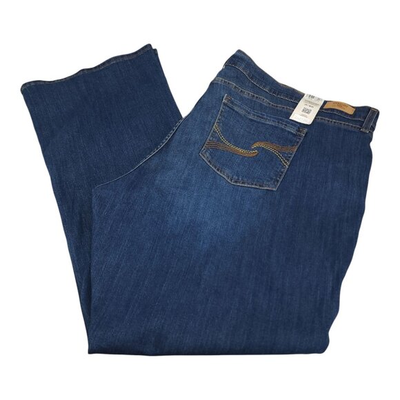 Signature Gold By Levi Strauss Boot Jeans 39W 28L Natural-Waist Rise Stretch - Picture 1 of 8